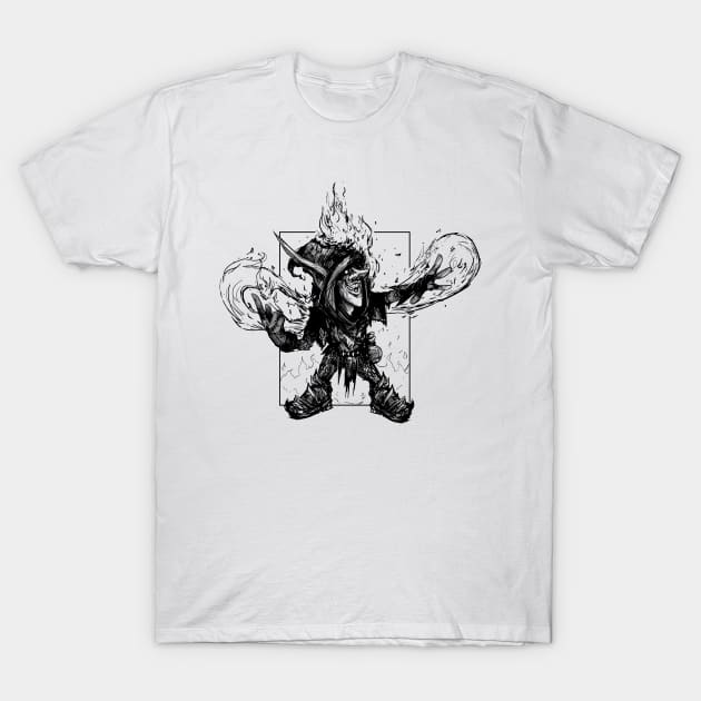 Fire Mage Goblin T-Shirt by Phreephur